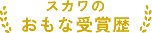 スカワのおもな受賞歴